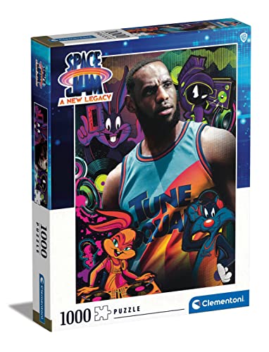 Clementoni 39626 Space Jam 2 Movie 1000 Teile-farbenfrohes Legespiel, Geschicklichkeitsspiel für die ganze Familie, Erwachsenenpuzzle ab 10 Jahren, Puzzle Erwachsene, Mehrfarbig, One Size Clementoni 39626 Space Jam 2 Movie 1000 Teile-farbenfrohes Legespiel, Geschicklichkeitsspiel für die ganze Familie, Erwachsenenpuzzle ab 10 Jahren, Puzzle Erwachsene, Mehrfarbig, One Size von Clementoni