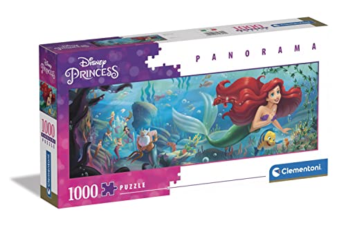 Clementoni 39658 Disney Princess, Puzzle 1000 Teile Für Erwachsene Und Kinder 14 Jahren, Geschicklichkeitsspiel Für Die Ganze Familie, Mehrfarbig von Clementoni