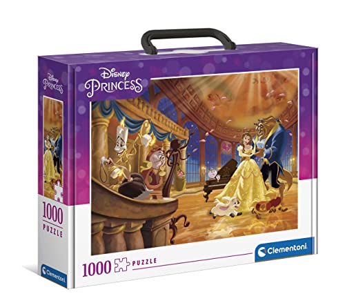 Clementoni 39676 Disney Princess, Puzzle 1000 Teile Für Erwachsene Und Kinder 10 Jahren, Geschicklichkeitsspiel Für Die Ganze Familie, Mehrfarbig von Clementoni