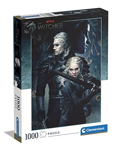 Clementoni - 39702 - Puzzle The Witcher, Puzzle 1000 Teile Für Erwachsene Und Kinder 10 Jahren, Geschicklichkeitsspiel Für Die Ganze Familie Clementoni - 39702 - Puzzle The Witcher, Puzzle 1000 Teile Für Erwachsene Und Kinder 10 Jahren, Geschicklichkeitsspiel Für Die Ganze Familie von Clementoni