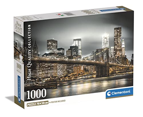 Clementoni - 39704 Collection - New York Skyline - 1000 Teile - Puzzle für Erwachsene, hergestellt in Italien von Clementoni