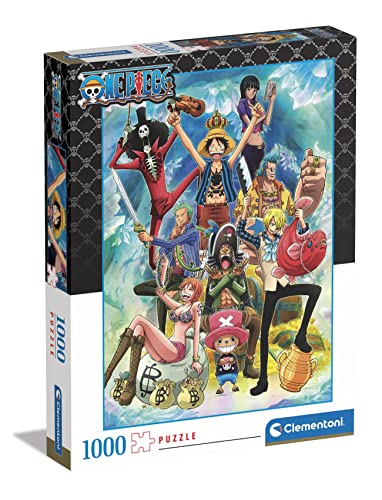 Clementoni One Piece Film Red Puzzle 1000 Teile-Legespiel für Manga & Anime Fans-für Erwachsene und Kinder, 39725, Mehrfarbig von Clementoni
