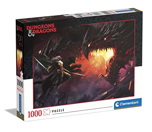 Clementoni - 39735 - Puzzle Dungeons&Dragons, Puzzle 1000 Teile Für Erwachsene Und Kinder 10 Jahren, Geschicklichkeitsspiel Für Die Ganze Familie Clementoni - 39735 - Puzzle Dungeons&Dragons, Puzzle 1000 Teile Für Erwachsene Und Kinder 10 Jahren, Geschicklichkeitsspiel Für Die Ganze Familie von Clementoni