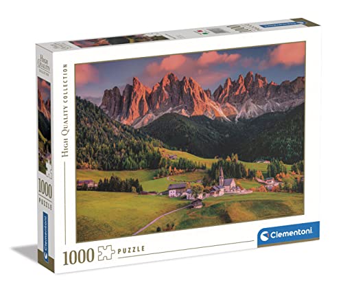 Clementoni 39743 Collection-Magical Dolomites, Puzzle 1000 Teile Für Erwachsene Und Kinder 10 Jahren, Geschicklichkeitsspiel Für Die Ganze Familie, Mehrfarbig von Clementoni
