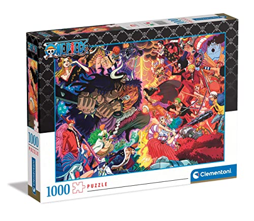 Clementoni One Piece Film Red Puzzle 1000 Teile-Legespiel für Manga & Anime Fans-für Erwachsene und Kinder, 39751, Mehrfarbig von Clementoni