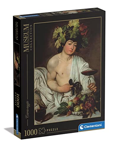Clementoni 39765 Museum Collection-Caravaggio, Bacchus, Puzzle 1000 Teile Für Erwachsene Und Kinder 10 Jahren, Geschicklichkeitsspiel Für Die Ganze Familie, Mehrfarbig von Clementoni