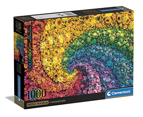 Clementoni 39779 ColorBoom Collection-Whirl-1000 Teile Erwachsene, Farben, Puzzle Gradient, hergestellt in Italien, Mehrfarbig von Clementoni