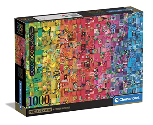 Clementoni 39781 ColorBoom Collection – Collage – 1000 Teile Erwachsene, Farben, Puzzle Gradient, hergestellt in Italien, Mehrfarbig Clementoni 39781 ColorBoom Collection – Collage – 1000 Teile Erwachsene, Farben, Puzzle Gradient, hergestellt in Italien, Mehrfarbig von Clementoni