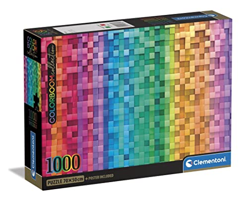 Clementoni - 39782 - ColorBoom Collection - Pixel - 1000 Teile - Puzzle für Erwachsene, Puzzle Farben, Puzzle Gradient, Made in Italy Clementoni - 39782 - ColorBoom Collection - Pixel - 1000 Teile - Puzzle für Erwachsene, Puzzle Farben, Puzzle Gradient, Made in Italy von Clementoni