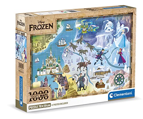 Clementoni - Disney Frozen Frozen-1000 Puzzle-Erwachsene, Made in Italy, Mehrfarbig, 39784 Clementoni - Disney Frozen Frozen-1000 Puzzle-Erwachsene, Made in Italy, Mehrfarbig, 39784 von Clementoni
