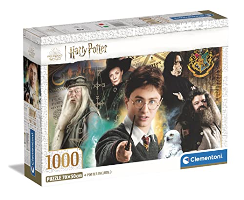 Clementoni - 39787 - Puzzle - Harry Potter - 1000 Teile - Puzzle für Erwachsene, hergestellt in Italien Clementoni - 39787 - Puzzle - Harry Potter - 1000 Teile - Puzzle für Erwachsene, hergestellt in Italien von Clementoni