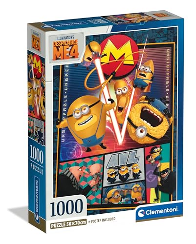 CLE Puzzle 1000 Compact Despicacable Me4 39798 von Clementoni