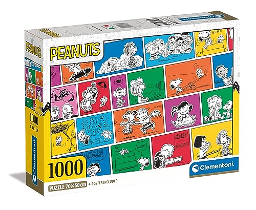 Clementoni - 39803 - Puzzle Peanuts - Puzzle 1000 Teile Für Erwachsene Und Kinder 14 Jahren, Geschicklichkeitsspiel Für Die Ganze Familie Clementoni - 39803 - Puzzle Peanuts - Puzzle 1000 Teile Für Erwachsene Und Kinder 14 Jahren, Geschicklichkeitsspiel Für Die Ganze Familie von Clementoni