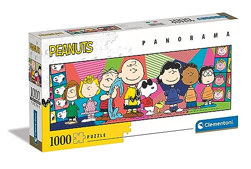 Clementoni 39805 Panorama Peanuts-Puzzle 1000 Teile Für Erwachsene Und Kinder 14 Jahren, Geschicklichkeitsspiel Für Die Ganze Familie von Clementoni