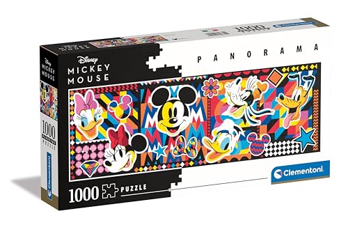 Clementoni 39835 Collection Disney Classics – 1000 Teile, Panorama-Puzzle, horizontal, Spaß für Erwachsene, Made in Italy, Mehrfarbig von Clementoni