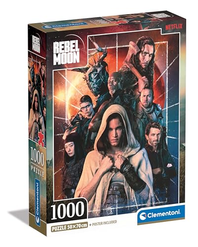 Clementoni Netflix Rebel Moon Puzzle 1000 Teile Erwachsene - Puzzle Erwachsene in 70 x 50 cm - Puzzle Erwachsene anspruchsvoll von Clementoni 39864 Clementoni Netflix Rebel Moon Puzzle 1000 Teile Erwachsene - Puzzle Erwachsene in 70 x 50 cm - Puzzle Erwachsene anspruchsvoll von Clementoni 39864 von Clementoni