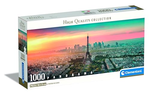 Clementoni Paris Puzzle 1000 Teile Erwachsene - Panorama Puzzle Erwachsene in 98 x 33 cm - Puzzle Erwachsene anspruchsvoll von Clementoni 39868 Clementoni Paris Puzzle 1000 Teile Erwachsene - Panorama Puzzle Erwachsene in 98 x 33 cm - Puzzle Erwachsene anspruchsvoll von Clementoni 39868 von Clementoni