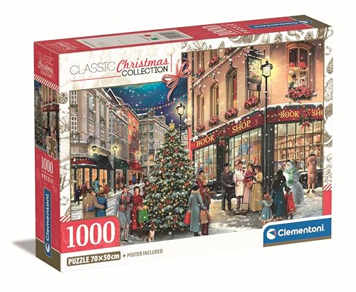 Clementoni A Christmas Stroll Puzzle - Puzzle 1000 Teile Erwachsene - Puzzle Erwachsene in 70 x 50 cm - Puzzle Weihnachten von Clementoni 39925 Clementoni A Christmas Stroll Puzzle - Puzzle 1000 Teile Erwachsene - Puzzle Erwachsene in 70 x 50 cm - Puzzle Weihnachten von Clementoni 39925 von Clementoni