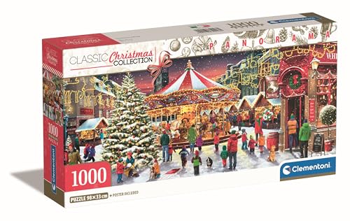 Clementoni Christmas Village Puzzle - Puzzle 1000 Teile Erwachsene - Puzzle Erwachsene in 70 x 50 cm - Puzzle Weihnachten von Clementoni 39928 Clementoni Christmas Village Puzzle - Puzzle 1000 Teile Erwachsene - Puzzle Erwachsene in 70 x 50 cm - Puzzle Weihnachten von Clementoni 39928 von Clementoni