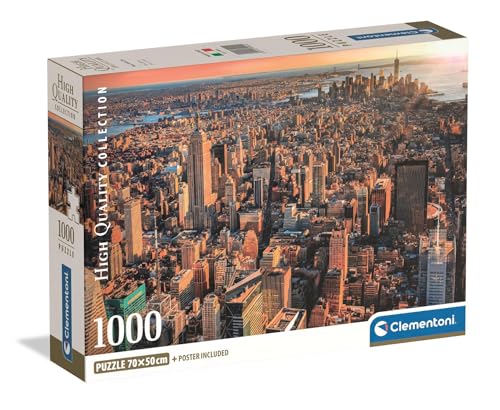 Clementoni Puzzle Collection - Evening in Tokyo 1000 Stücke, Compact Box - Puzzle für Erwachsene 14-99 Jahre, Geschenk für Mann und Frau, Made in Italy, 39944 von Clementoni