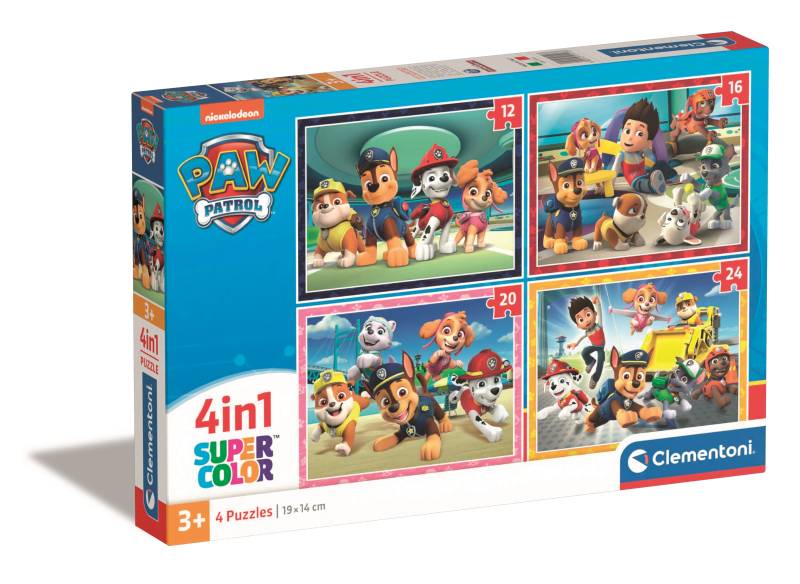Clementoni 4 Puzzles - Paw'Patrol 20 Teile Puzzle Clementoni-21513 von Clementoni