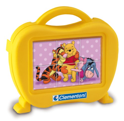 Clementoni 40640.1 - Baby- Würfelpuzzle - 6er Würfel Winnie The Pooh von Clementoni