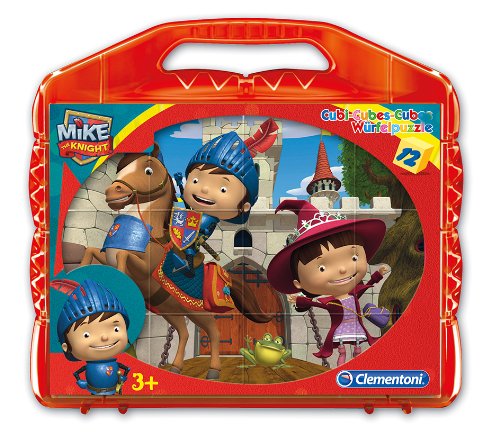 Clementoni 41175.7 - Würfelpuzzle Mike der Ritter, 12-er Set Clementoni 41175.7 - Würfelpuzzle Mike der Ritter, 12-er Set von Clementoni