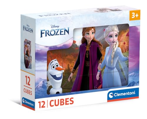 Clementoni Disney Frozen 12 Würfel Puzzle Kinder - Geschicklichkeitsspiel für Kinder ab 3 Jahren - Sensorik- & Motorikspielzeug 41192 Clementoni Disney Frozen 12 Würfel Puzzle Kinder - Geschicklichkeitsspiel für Kinder ab 3 Jahren - Sensorik- & Motorikspielzeug 41192 von Clementoni