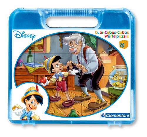 Clementoni 42063.6 - Würfelpuzzle - 20er Würfel Pinocchio von Clementoni