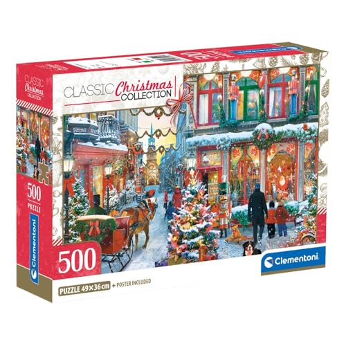 Clementoni 500 Christmas Christmas Compact – Puzzle von Clementoni