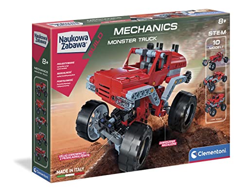 Clementoni 50062 Monster Truck Mechanik Labor Pädagogische Blockset für Kinder ab 8 Jahren Polen Version Clementoni 50062 Monster Truck Mechanik Labor Pädagogische Blockset für Kinder ab 8 Jahren Polen Version von Clementoni