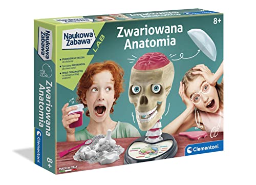 Clementoni 50697 Wissenschaftliche Spielzeug Verrückt Anatomia Ausbildungs-Set für Kinder ab 7 LAT Ausführung Polen von Clementoni