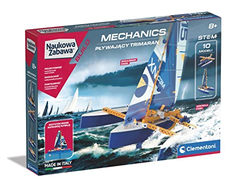 Clementoni 50698 Laboratorium Schwimmmechaniker Trimaran Set Bildungslocke für Kinder ab 8 LAT Ausführung Polen von Clementoni