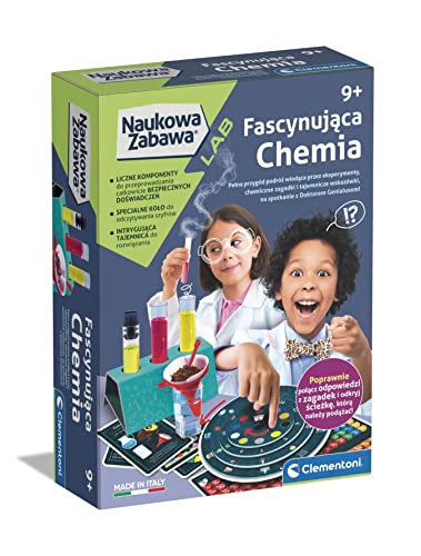 Clementoni 50699 Wissenschaft Spass Faszinierende Chemie Bildungsset für Kinder ab 8 Jahren Polen Version von Clementoni