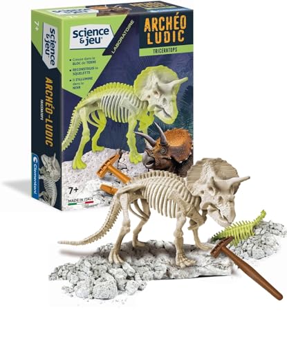 Clementoni 52069 Archéo Ludic Triceratops – leuchtet im Dunkeln Clementoni 52069 Archéo Ludic Triceratops – leuchtet im Dunkeln von Clementoni
