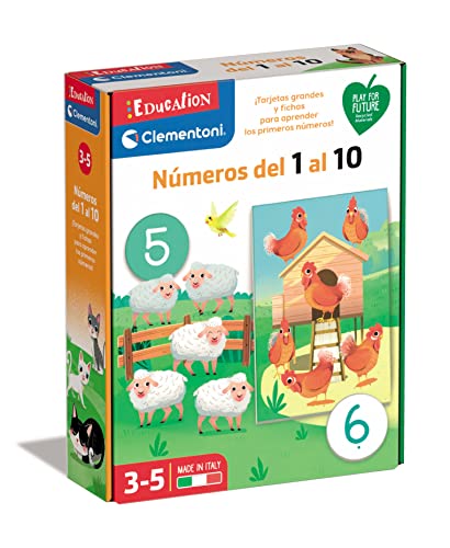 CLEMENTONI 55447.8 Zahlen von 1 bis 10 Does not Apply Animals Lernspielzeug, Mehrfarbig, Mediano CLEMENTONI 55447.8 Zahlen von 1 bis 10 Does not Apply Animals Lernspielzeug, Mehrfarbig, Mediano von Clementoni