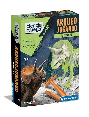 Clementoni 55538 Archaeoplay Triceratops phosphoreszierendes Wissenschaftsspiel, um Ihren eigenen Dinosaurier im Dunkeln zu Bauen und die Wissenschaft der Archäologie zu entdecken, ab 7 Jahren Clementoni 55538 Archaeoplay Triceratops phosphoreszierendes Wissenschaftsspiel, um Ihren eigenen Dinosaurier im Dunkeln zu Bauen und die Wissenschaft der Archäologie zu entdecken, ab 7 Jahren von Clementoni