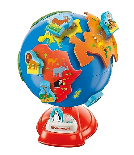 Clementoni - 56144 - Education - Mein Erster Globus - Interaktiver Globus Für Kinder 3 Jahre, Französisch Sprache, Niederländische Sprache, Pädagogische Globus, Lernen Geographie, Made In Italien Clementoni - 56144 - Education - Mein Erster Globus - Interaktiver Globus Für Kinder 3 Jahre, Französisch Sprache, Niederländische Sprache, Pädagogische Globus, Lernen Geographie, Made In Italien von Clementoni