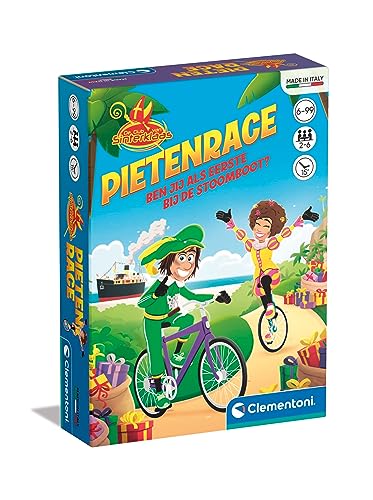 Clementoni - 56192 - Pietenrace - Pocket Goose Game Sinterklaas - Pädagogisches Spielzeug, Tischspiel, Brettspiel Ab 4 Jahren, Familie Spiele, Geeignet Für 2-6 Spieler, Niederländische Sprache, Made Clementoni - 56192 - Pietenrace - Pocket Goose Game Sinterklaas - Pädagogisches Spielzeug, Tischspiel, Brettspiel Ab 4 Jahren, Familie Spiele, Geeignet Für 2-6 Spieler, Niederländische Sprache, Made von Clementoni