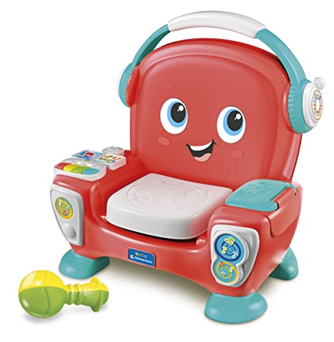 Clementoni 61359 The Bailon Sessel, sprechender Babystuhl, interaktives Kleinkind, Licht und Geräusche, Lernspielzeug, für 1 Jahr, hergestellt in Italien, Verschiedene Größen, Einheitsgröße von Clementoni