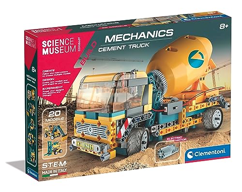 Clementoni 61389 Museum Betonmischer LKW-Gebäude-Set, Mechanik, wissenschaftlich, Wissenschafts-Kit für Kinder ab 8 Jahren, STEM-Spielzeug, englische Version, Made in Italy Clementoni 61389 Museum Betonmischer LKW-Gebäude-Set, Mechanik, wissenschaftlich, Wissenschafts-Kit für Kinder ab 8 Jahren, STEM-Spielzeug, englische Version, Made in Italy von Clementoni