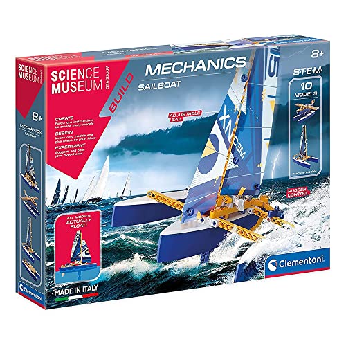 Clementoni 61524 Science&Play Science Museum Mechaniker-Segelboot-Set für Kinder und Erwachsene, ab 8 Jahren, blau, 6 x 39,6 x 27,8 Clementoni 61524 Science&Play Science Museum Mechaniker-Segelboot-Set für Kinder und Erwachsene, ab 8 Jahren, blau, 6 x 39,6 x 27,8 von Clementoni