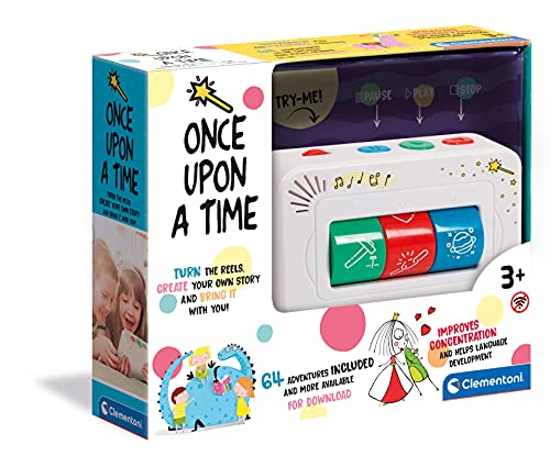 Clementoni - Once Upon A Time Story Teller: Interaktiver Geschichtenerzähler für Kinder - 64 Verschiedene Geschichten! (3+ Jahre) von Clementoni