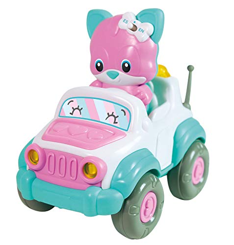Clementoni 61719 Kitty RC Fahrzeug-interaktives und sprechendes Spielzeug (englische Version) -ferngesteuertes Auto, ab 2 Jahren, Mehrfarbig, One Size von Clementoni