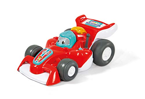 Clementoni 61721 Lewis Racing RC Car-Ferngesteuertes Auto, interaktives Spielzeug 2-4 Jahre, englische und spanische Version, Mehrfarbig, One Size von Clementoni