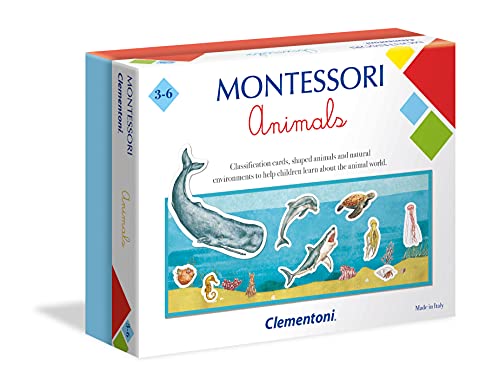 Clementoni 61890 Montessori Tiere Lernspielzeug für Kinder ab 3 Jahren, merhfarbig, Einheitsgröße Clementoni 61890 Montessori Tiere Lernspielzeug für Kinder ab 3 Jahren, merhfarbig, Einheitsgröße von Clementoni