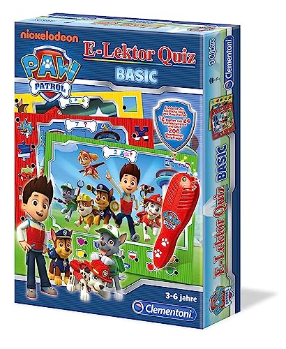 Clementoni 69368 E-Lektor Quiz Basic – Paw Patrol, Lernspiel mit mehr als 200 Fragen, Spielzeug für Kinder von 3 - 6 Jahren, geeignet für Kindergarten & Vorschule Clementoni 69368 E-Lektor Quiz Basic – Paw Patrol, Lernspiel mit mehr als 200 Fragen, Spielzeug für Kinder von 3 - 6 Jahren, geeignet für Kindergarten & Vorschule von Clementoni