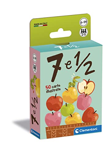 Clementoni - 7,5 und 50 Karten zum Lernen, lustiges Reisespiel für Kinder ab 6 Jahren, 2-5 Spieler, Geschenkidee, Made in Italy, italienische Sprache, 16771 Clementoni - 7,5 und 50 Karten zum Lernen, lustiges Reisespiel für Kinder ab 6 Jahren, 2-5 Spieler, Geschenkidee, Made in Italy, italienische Sprache, 16771 von Clementoni
