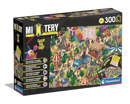 Clementoni 78551 Kids 300 Teile-Mixtery Luna Park, 8 Jahre, Puzzle für Kinder-Made In Italy von Clementoni