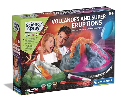 Clementoni - 78803 - Wissenschaft & Play Lab - Volcanoes and Super Eruptions, 8-12 Jahre alt von Clementoni